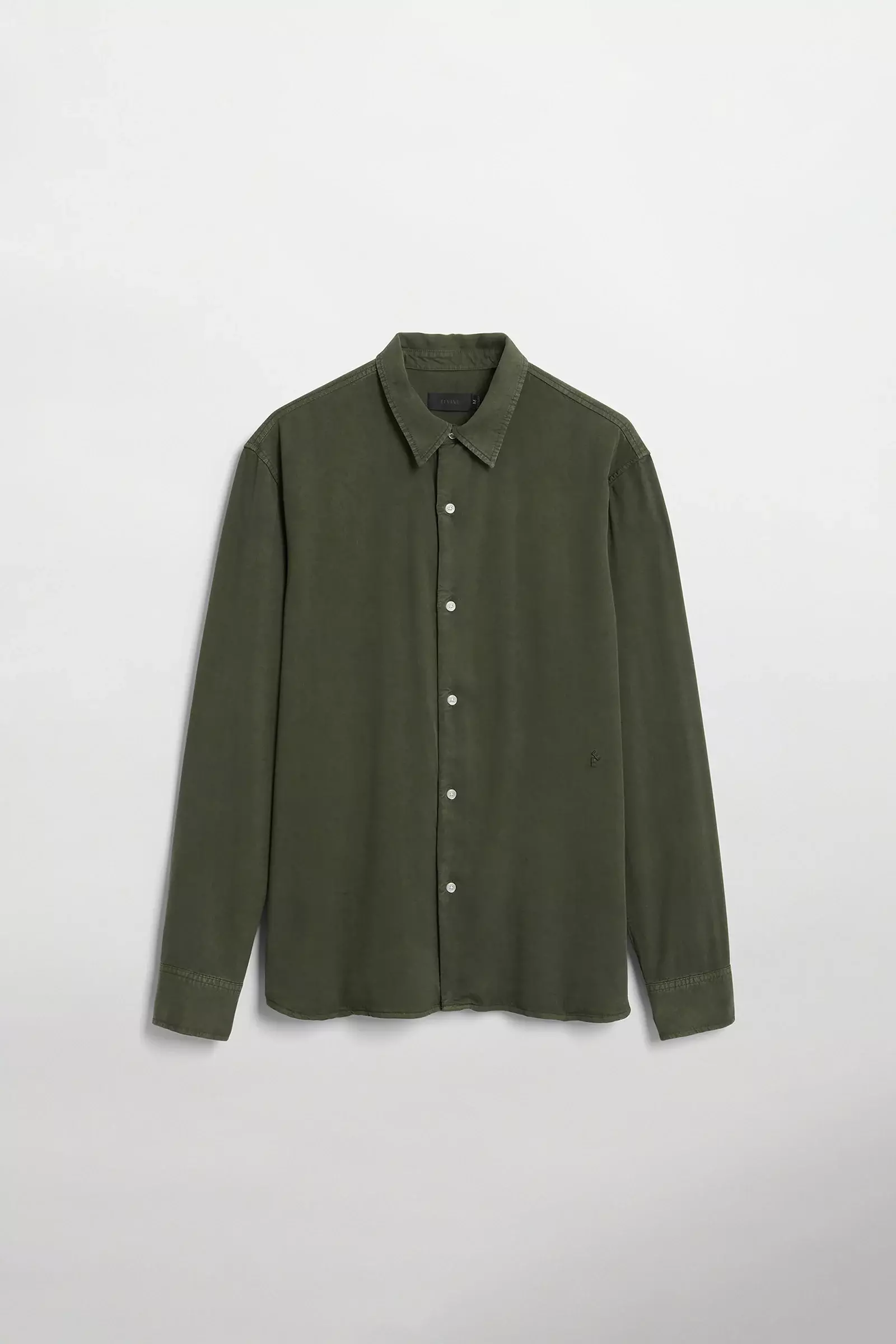 Elvine Ossian Shelter Green Shirt Hemd Herren dunkelgrün